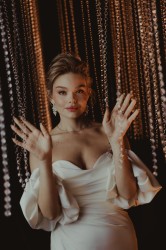 Koraliki zwisające dekoracja żyrandol łańcuszki 10 szt