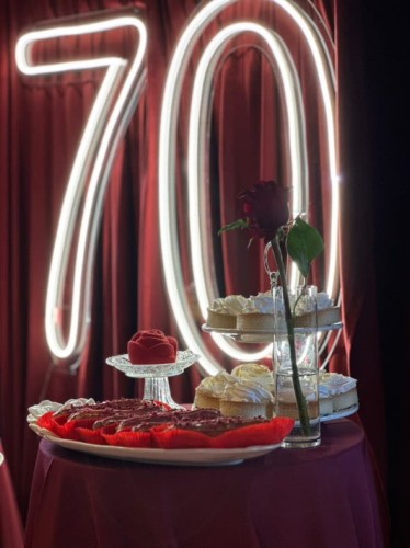 Cyfry ledowe 0-9  plexi wypożyczalnia Poznań urodziny